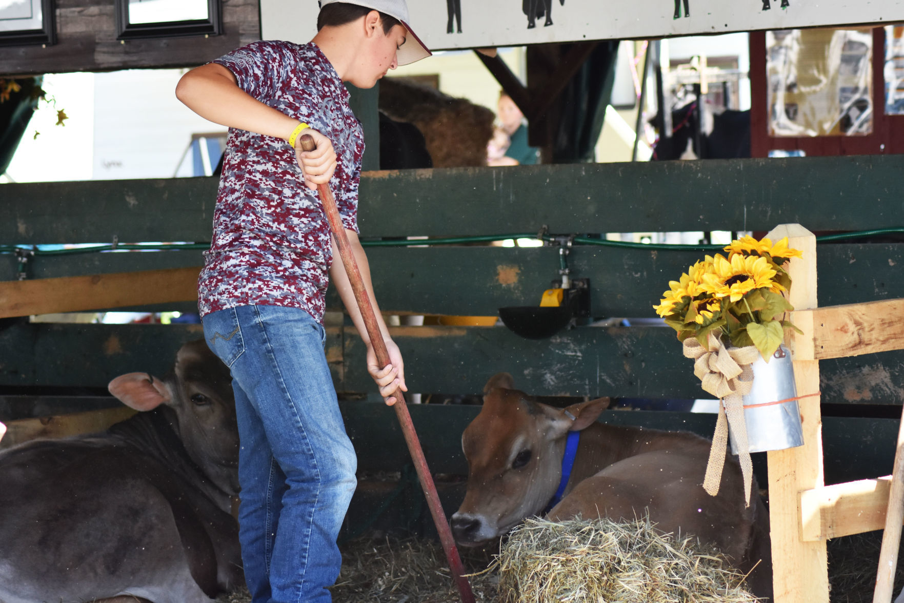 Keeping stalls tidy